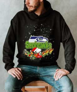 Seattle Seahawks Snoopy Christmas Shirt