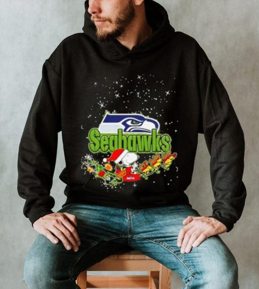 Seattle Seahawks Snoopy Christmas Shirt