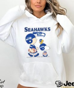 Seattle Seahawks Snoopy Plays The Football Game shirt