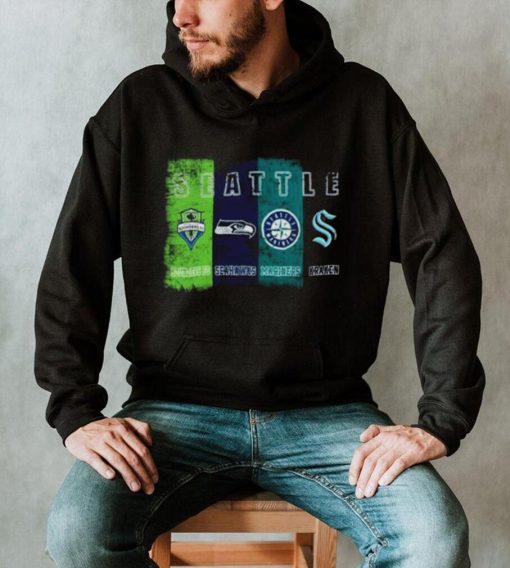 Seattle Sounders Fc Seahawks Mariners Kraken Hoodie Shirt