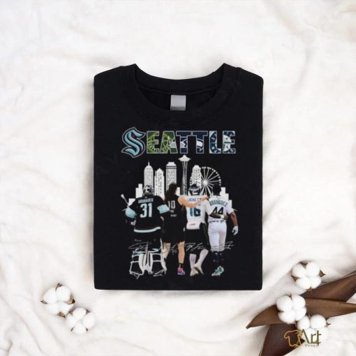 Seattle Sport Team 2023 Skyline Signatures shirt