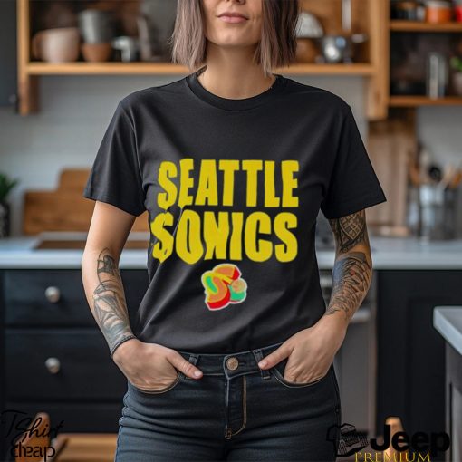 Seattle supersonics orbit slub T shirt