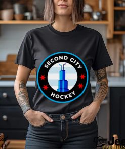 Second city hockey logo shirt