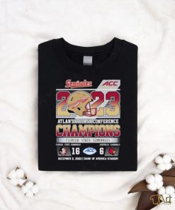 Seminoles 2023 ACC Conference Champions Florida State 16 6 Louisville Shirt