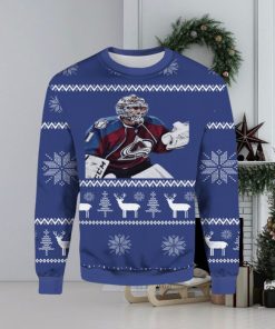 Semyon Varlamov Colorado Avalanche Ugly Christmas Sweater