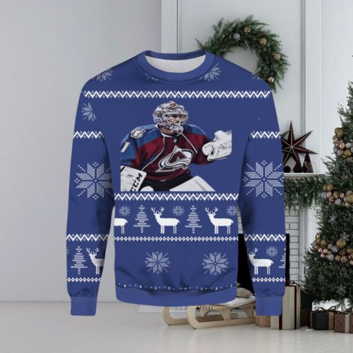 Semyon Varlamov Colorado Avalanche Ugly Christmas Sweater