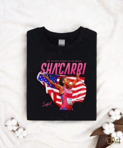 Shacarri us Track and Field the fastest women in the World signature shirt