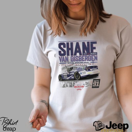 Shane Van Gisbergen Checkered Flag Sports 2023 Grant Park 220 Race Winner Shirt