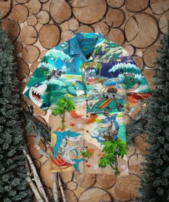 Shark 3D Animal Print Hawaiian Shirt