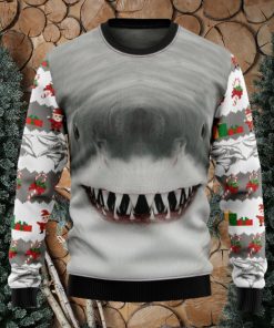 Shark Cute Face Ugly Christmas Sweater Thankgiving Gift Men Women