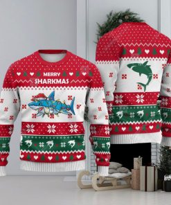 Shark Heart Animals Ugly Christmas Sweater AOP Gift For Men And Women