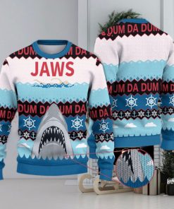 Shark Jaws Shark Christmas Gift Sweater 3D All Over Printed Ugly Christmas Sweater