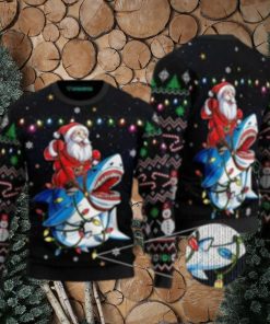 Shark Santa Ugly Christmas Sweater