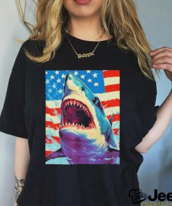 Sharks The Pop Art Patriotic Predator Shirt