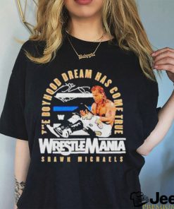 Shawn Michaels The Boyhood Dream Has Come True Wrestlemania 12 Champion Shirt