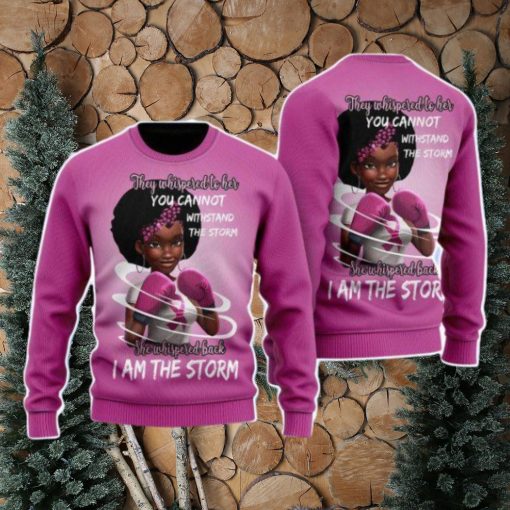 She Whispered Back I Am The Storm Christmas Unisex Ugly Sweater