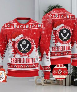 Sheffield United F.C Ugly Christmas Sweater Holiday Gift Ideas For Men And Women