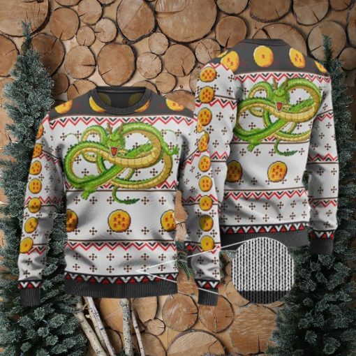 Shenron Seven Dragon Balls Ugly Christmas Sweater