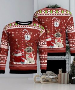 Shih tzu Funny Christmas Ugly Sweater Gift For Men And Women