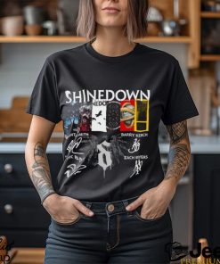 Shinedown Band Signatures Graphic Shirt Rock Tour 2023 Merch T Shirt Unisex