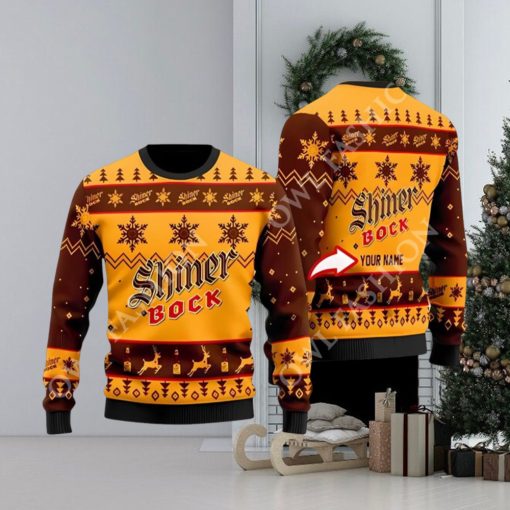 Shiner Bock Beer Personalized Christmas Sweater Jumpers