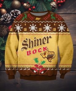 Shiner Bock Texas Beer Ugly Christmas Sweaters