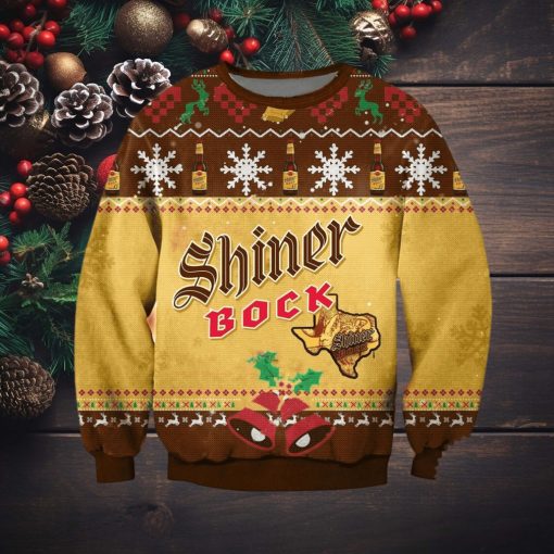 Shiner Bock Texas Beer Ugly Christmas Sweaters