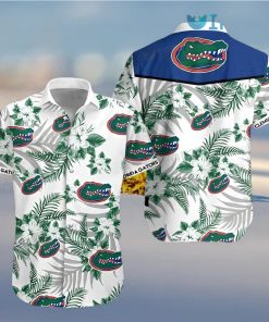 Shirt Hibiscus Tropcial Leaf Florida Gators Gift