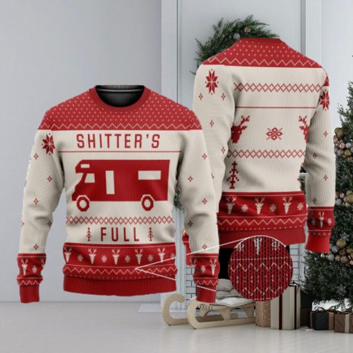 Shitters Full 3D All Over Printed Vintage Ugly Christmas Sweater Christmas Gift For Family