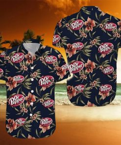 Dr Pepper Hawaiian Shirt Man