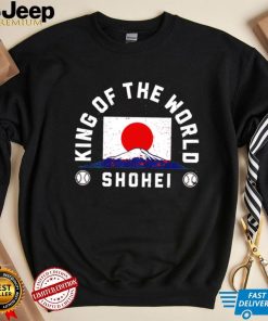 Shohei Ohtani Los Angeles Angels King of the World Japan flag shirt