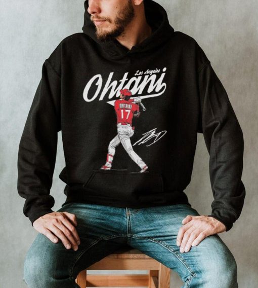 Shohei Ohtani Los Angeles Angels Score signature shirt