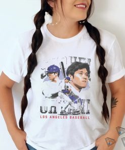 Shohei Ohtani Los Angeles D Vintage Wht Shirt