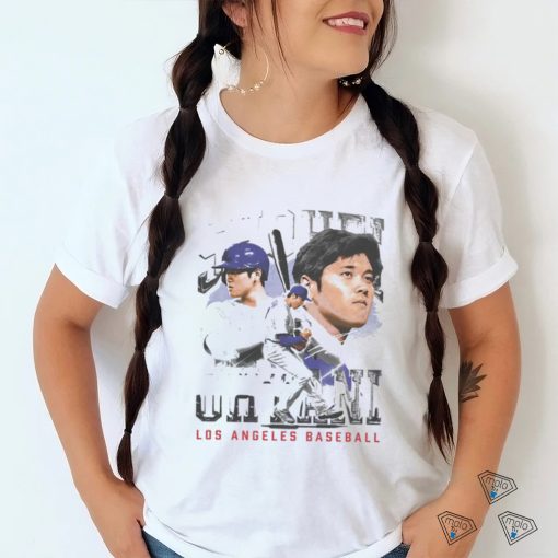 Shohei Ohtani Los Angeles D Vintage Wht Shirt