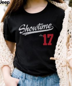 Shohei Ohtani Showtime Players Weekend Script R WHT Shirt