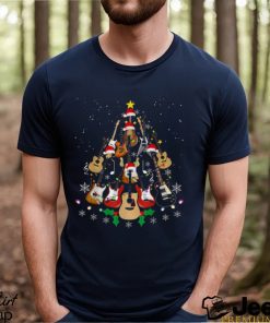 Shop Funny Christmas Guitar Player Gifts Xmas Tree T Shirts Sweatshirt