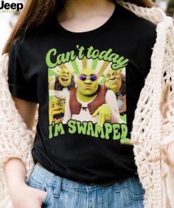 Shrek can’t today I’m swamped vintage shirt