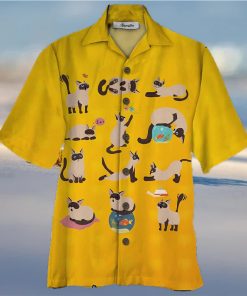 Siamese Orange High Quality Unisex Hawaiian Shirt