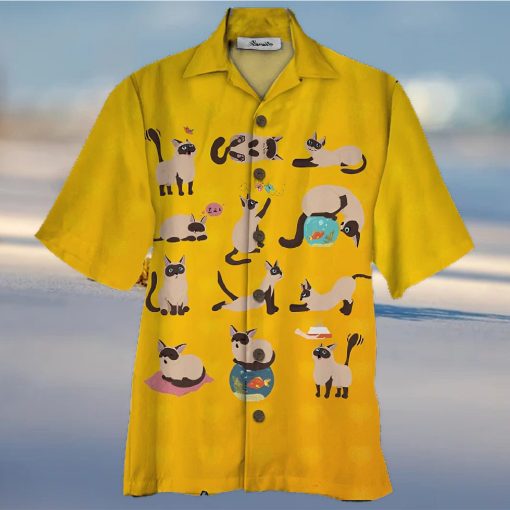 Siamese Orange High Quality Unisex Hawaiian Shirt