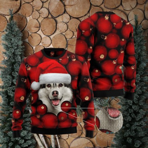 Siberian Husky Christmas Ugly 3D Sweater hQe Gift For Men And Women