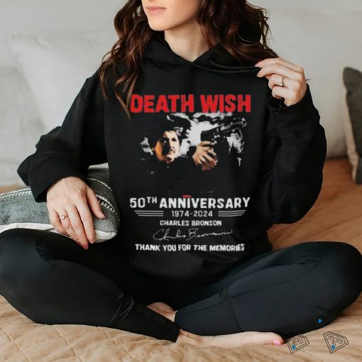 Death Wish 50th Anniversary 1974 – 2024 Charles Bronson Thank You For The Memories T Shirt