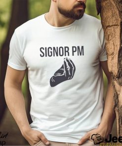 Signor Pm Hand Gesture shirt