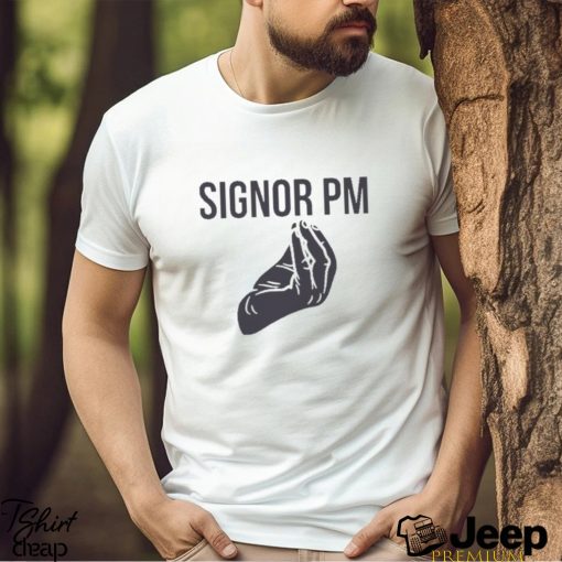 Signor Pm Hand Gesture shirt