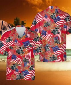 Sikorsky MH 53 Pave Low 4th July Hawaiian Shirt