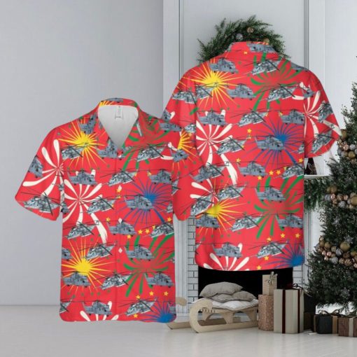 Sikorsky MH 53 Pave Low Summer Beach Gift 3D Hawaiian Shirt