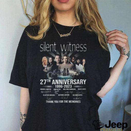 Silent Witness 27th Anniversary 1996 – 2023 Thank You For The Memories T Shirt