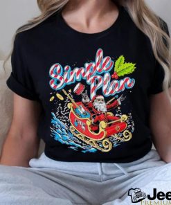 Simple plan Santa Claus sleigh shirt