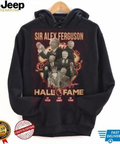 Sir Alex Ferguson Hall Of Fame Signature T Shirt