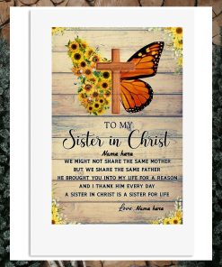 Sister in Christ Vertical Poster