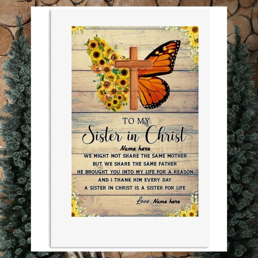 Sister in Christ Vertical Poster